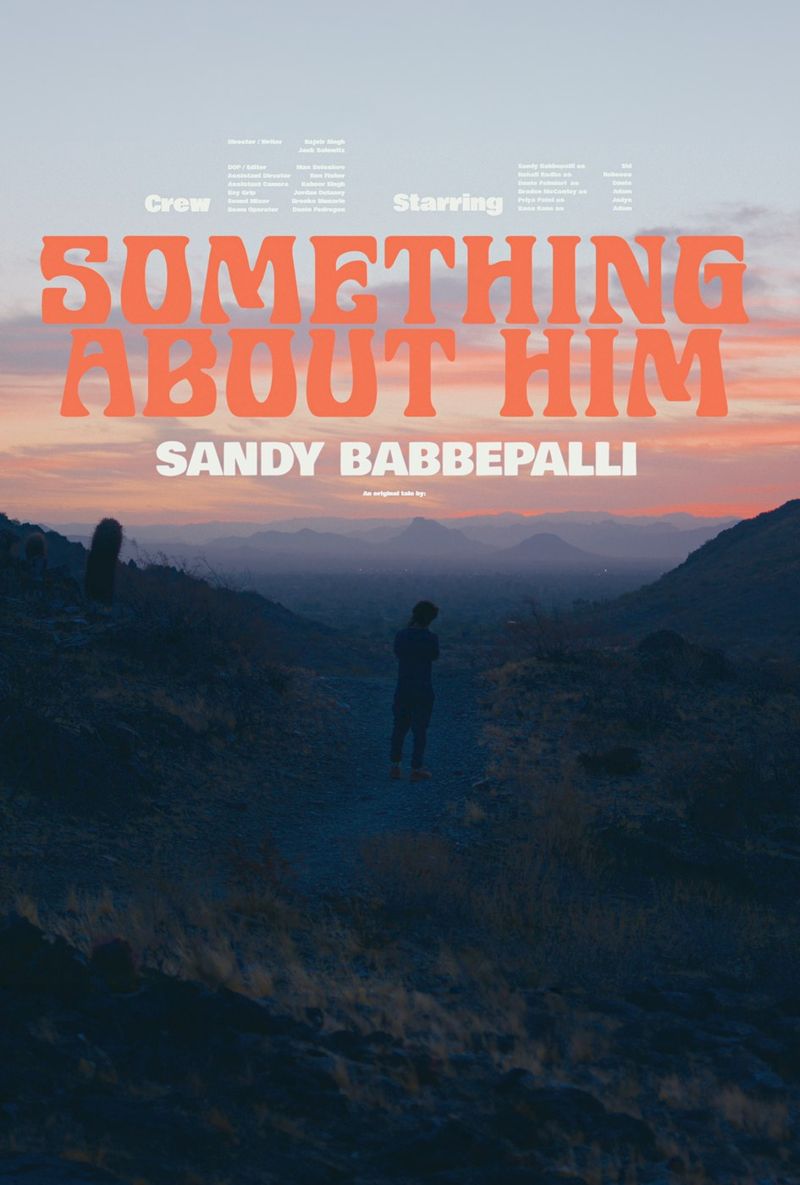 Poster for the short film Something About Him